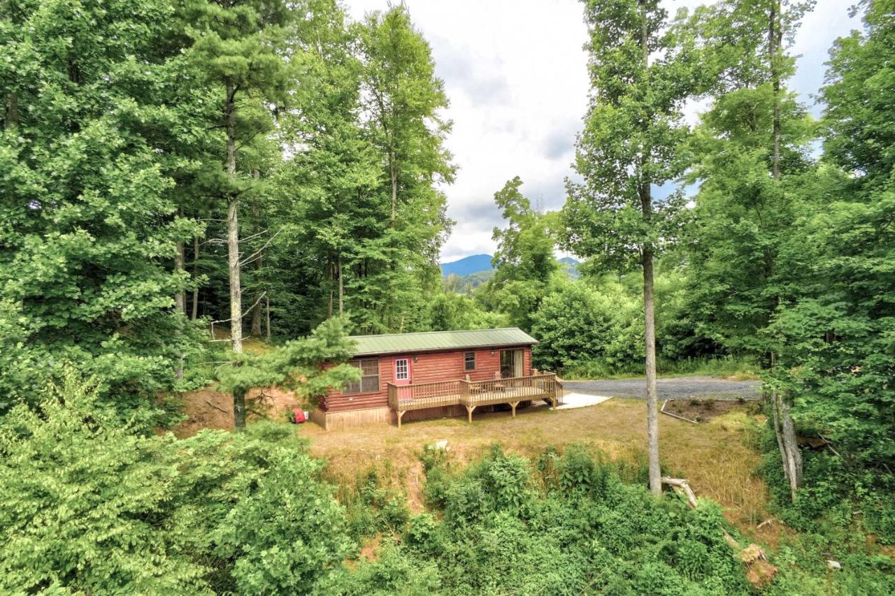 Quaint Log Cabin With Views Near West Jefferson Warrensville Luaran gambar
