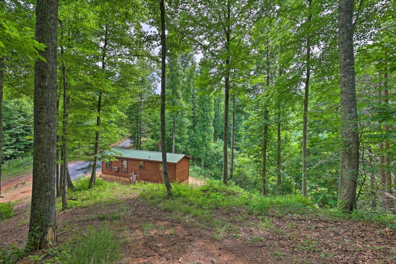 Quaint Log Cabin With Views Near West Jefferson Warrensville Luaran gambar